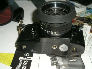 1980 Nikon EM M90 35mm Camera w/Nikon Series E 50mm 1:1.  8 Lens,  Ex Rarely 5