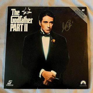Al Pacino Autographs The Godfather Part Ll Rarely Signed Laservision Disc