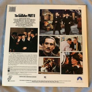AL PACINO AUTOGRAPHS THE GODFATHER Part ll RARELY SIGNED LASERVISION DISC 2