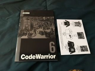 CodeWarrior 6 Gold Mac 1994 IDE Edit Debug Compile Metrowerks Rare VTG Software 4
