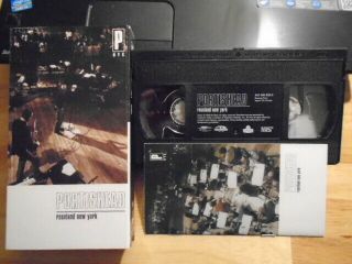 Rare Oop Portishead Vhs Music Video Live Roseland York City 1997 W/ Booklet