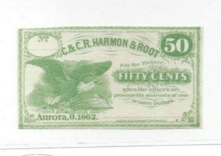 50 Cent " Rare " (harmon & Root) 1800 