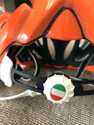 Kask Mojito Bicycle Cycling Helmet Rare Orange & White Authentic Italy  4