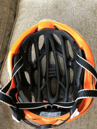 Kask Mojito Bicycle Cycling Helmet Rare Orange & White Authentic Italy  8