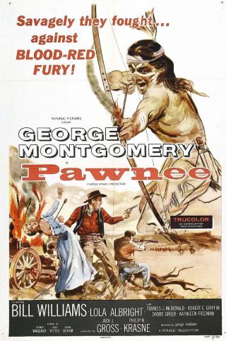 Pawnee George Montgomery Rare Western Classic Dvd 1957