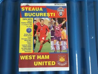 West Ham United Rare Programmes