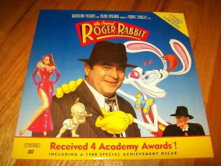 Who Framed Roger Rabbit Laserdisc Ld Full Screen Format Very Rare Great Film
