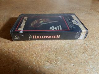 Halloween Rare Media Home Entertainment VHS Movie 1981,  PLAYS PERFECT,  HARD CASE 2