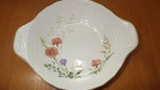 Mikasa Fine Ivory China Marguax Augratin Dish Individual 1 - 7 1/2 " Rare Euc