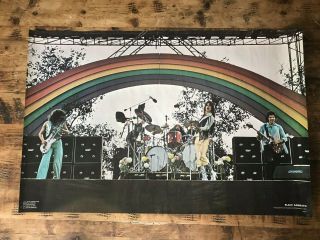 Rare Black Sabbath Poster (california Jam 1974) Printed 1976 Ozzy Osbourne