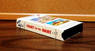 FIGHT FOR THE RIGHT (VHS 1990) DEDICATED TO THE SOLDIERS IN THE MIDDLE EAST,  RARE 4