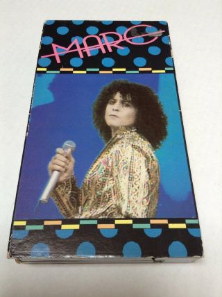 Rare Marc Bolan T Rex Vhs 1977 Variety Show Oop Glam Bowie Roxy Music Eno Reed