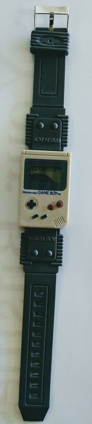 Rare Vintage Nintendo Watch Boy Game Boy Mani 1992 Gbe - 002 Cond