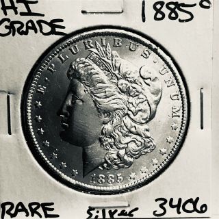 1885 O Morgan Silver Dollar Hi Grade U.  S.  Rare Coin 3406