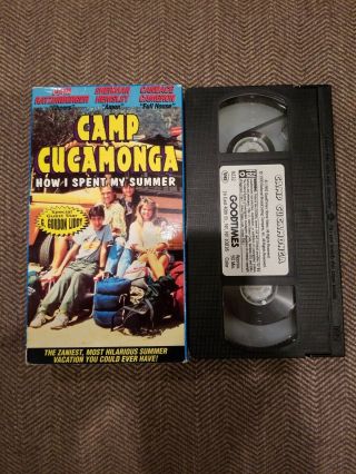 Camp Cucamonga How I Spent My Summer (vhs) 1990 Very Rare Great Shape S/h