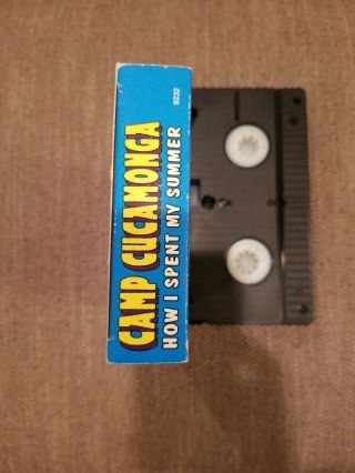 Camp Cucamonga How I Spent My Summer (VHS) 1990 VERY RARE GREAT SHAPE S/H 6