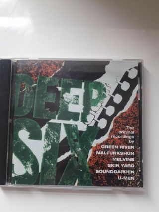 Deep Six Cd (1994 A&m Records) Rare Grunge Soundgarden Melvins Green River
