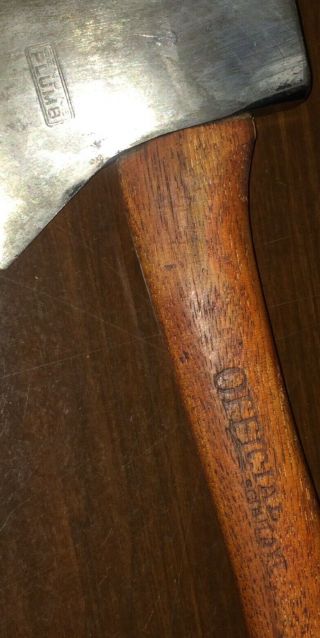 Plumb Official Scout Axe RARE 12” & Boy Scouts of America Western Knife Sheath 4