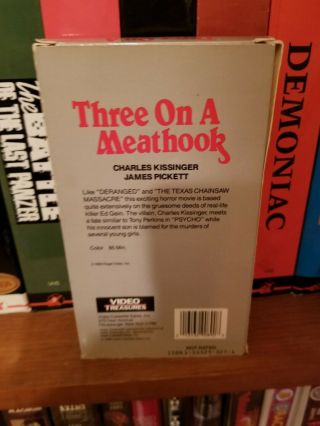 Three on a Meathook - 1972 Rare slasher gore Ed Gein splatter VHS. 2