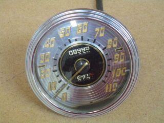 1946 - 48 Lincoln Zephyr Speedometer Instrument Gauge Assembly Rare
