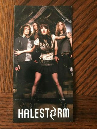 Halestorm Self - Titled Debut Album Promo Card Rare 2009 Atlantic Records