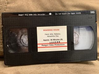 Boardinghouse VHS - Rare Horror Cult Paragon Video Slasher Sleaze Sov Gore Htf 3