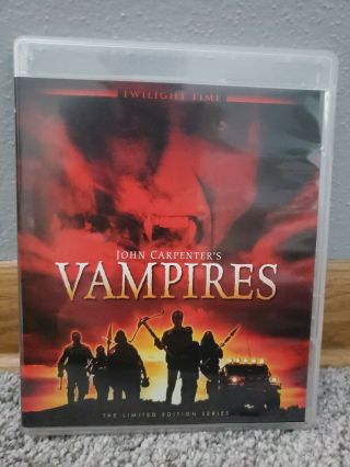 Vampires Blu Ray Twilight Time Rare Oop John Carpenter Horror Gore