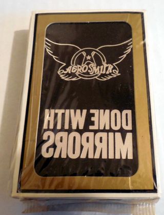 Aerosmith Playing Cards Done With Mirrors Gemaco Bridge Rare Still In Wrapper