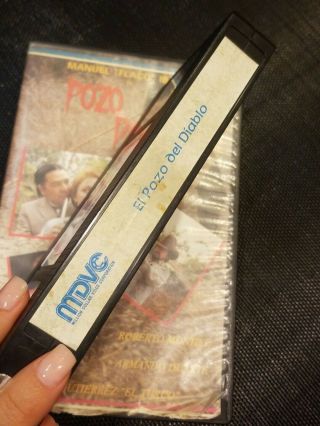 POZO DEL DIABLO MEXI SPANISH VHS RARE BIG BOX. 5