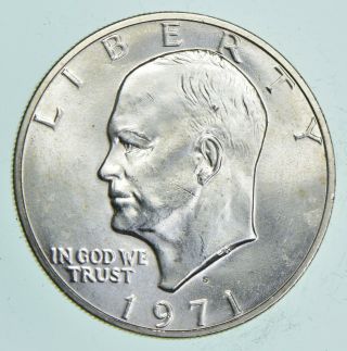 Specially Minted S Mark - 1971 - S - 40 Eisenhower Silver Dollar - Rare 430