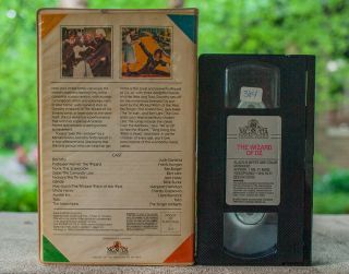 The Wizard of Oz VHS MGM UA 1985 Clamshell Rare B&W & Color Viddy Oh Kids Movie 2