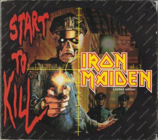 Iron Maiden Start To Kill Live Rare Silver Pressed Cd York,  June 29th,  1982