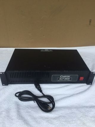Carvin Slp 5600 Power Supply W Power Cord - Rare & Hard To Come By