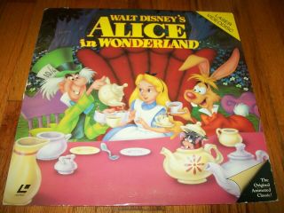 Alice In Wonderland Laserdisc Ld Very Rare Walt Disney