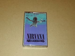 Nirvana - Nevermind Cassette Tape (1991,  Geffen) Rare