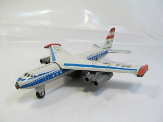 Rare Vintage Ddr Veb Plasticart Baade 152 Tin Toy Plane Airplane