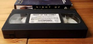 Night of the Comet VHS Goodtimes Release Rare and OOP Cult Horror Sci Fi Zombies 4