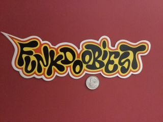 Rare & Vintage Funkdoobiest Promo Sticker Hip Hop 90’s