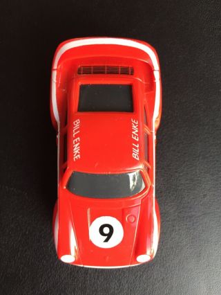 Aurora Afx Tomy G,  Bill Enke Red 9 Porsche Slot Car - Ultra Rare