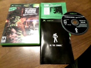 Stubbs The Zombie Rebel Without A Pulse (microsoft Xbox) Game Complete Rare