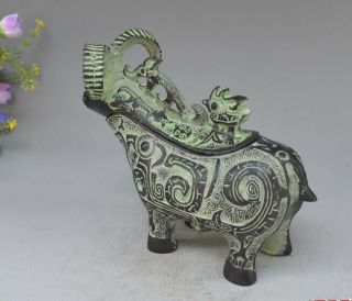 Collectibles Rare old Chinese bronze Hand carved sheep statue 5