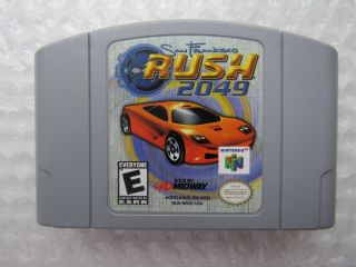 San Francisco Rush 2049 Nintendo 64 N64 Authentic Oem Rare Video Game Great