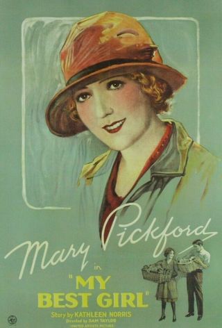 My Best Girl Rare Classic Silent Film Dvd 1927 Mary Pickford