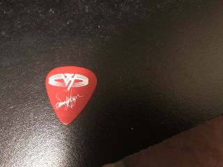 Van Halen (sammy Hagar Signature Tour Pick (red Rocker Wht On Red Very Rare