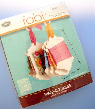 Rare Sizzix Bigz Die Fabi Shape Cutting Spools Originals Large Quilting Sewing