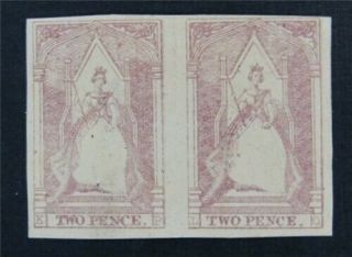 Nystamps British Australian States Victoria Stamp 16a Mogh $700 Po.  35 - 36 Rare