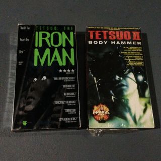 Tetsuo The Iron Man 1 & 2 Rare Cyberpunk Manga Vhs