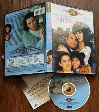 /746\ Mermaids Dvd From Mgm Rare & Oop (cher,  Bob Hoskins,  Winona Ryder,  Ricci)