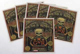 Guns N’ Roses 1987 - 1988 Rare Concert Ads Slash Velvet Revolver 3