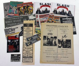 Guns N’ Roses 1987 - 1988 Rare Concert Ads Slash Velvet Revolver 4